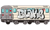 Custom Graffiti on a NYC Train
